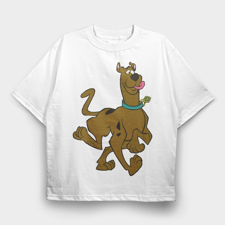 Cartoon Retro Scooby Doo 5, Tricou Oversize Barbati (Unisex)