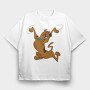 Cartoon Retro Scooby Doo 4, Tricou Oversize Barbati (Unisex)