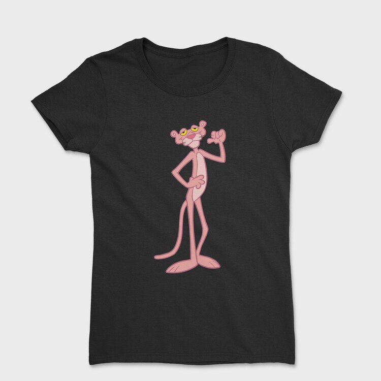 Cartoon Retro Pink Panter 1, Tricou Femei