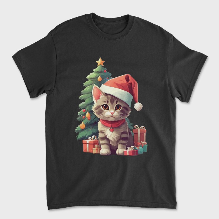Cat Christmas Gifts, Tricou Barbati (Unisex)