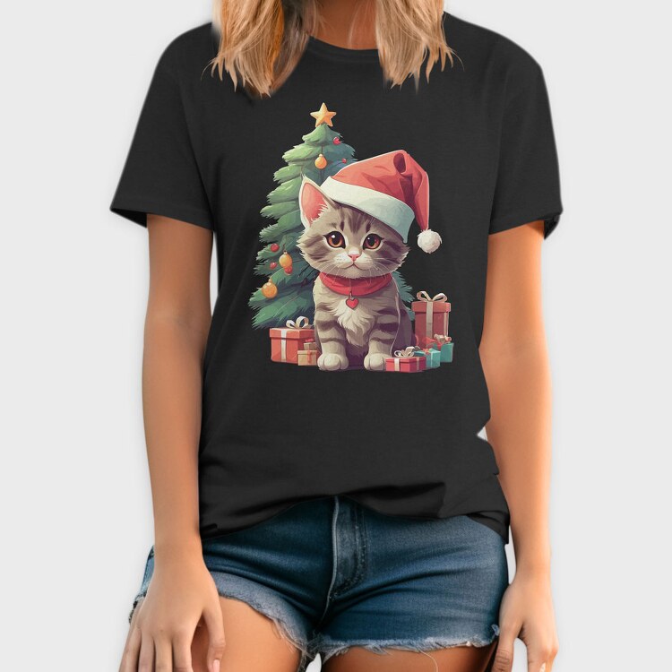Cat Christmas Gifts, Tricou Barbati (Unisex)