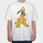 Cartoon Retro Pluto 6, Tricou Oversize Barbati (Unisex)