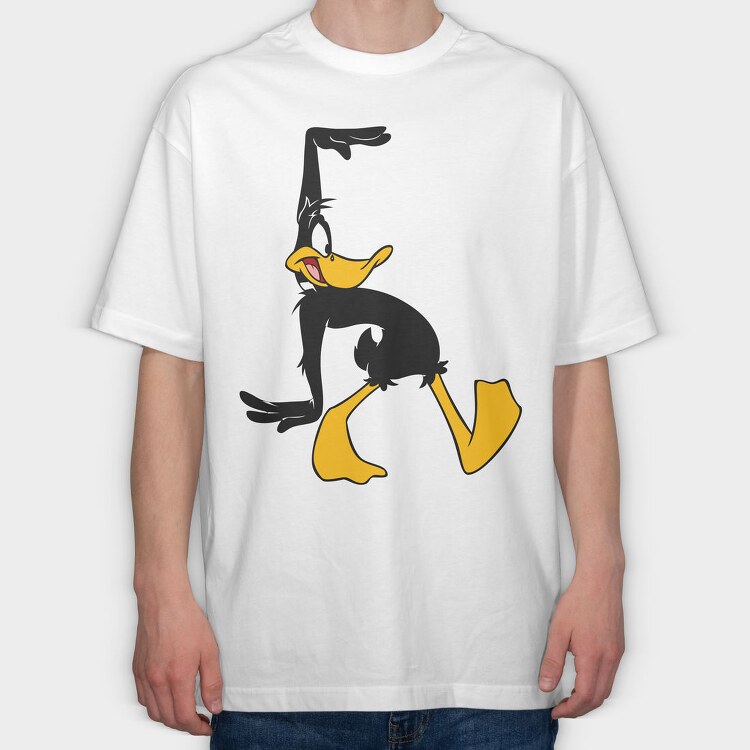Cartoon Retro Pato Lucas 6, Tricou Oversize Barbati (Unisex)