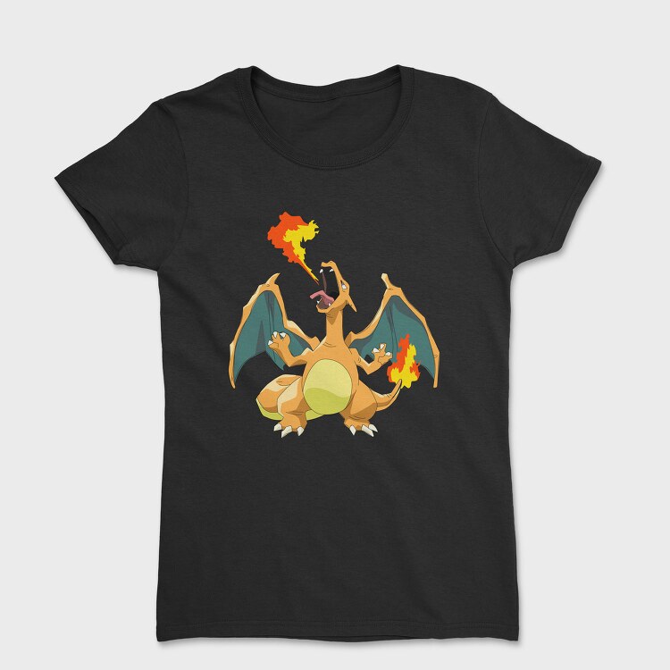 Cartoon Retro Pokemon 6, Tricou Femei