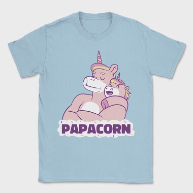 Unicorn Daddy And Baby Papacorn, Tricou Barbati (Unisex)