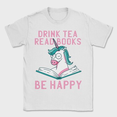 Unicorn Reading, Tricou Barbati (Unisex)