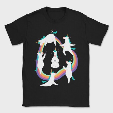Unicorn Yoga, Tricou Barbati (Unisex)