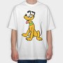 Cartoon Retro Pluto 5, Tricou Oversize Barbati (Unisex)