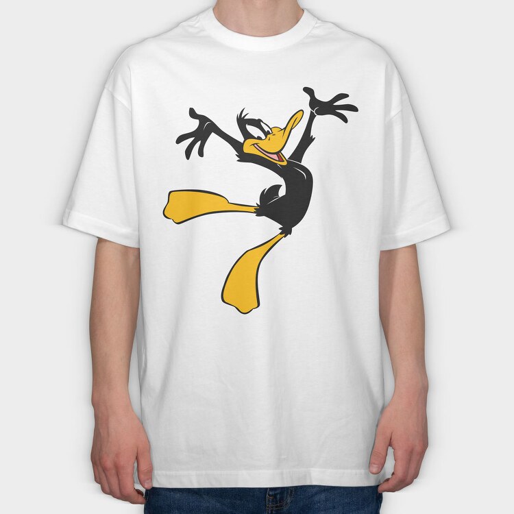 Cartoon Retro Pato Lucas 5, Tricou Oversize Barbati (Unisex)