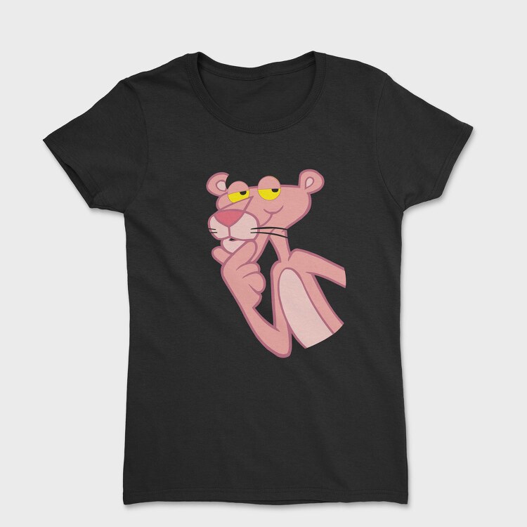 Cartoon Retro Pink Panter 5, Tricou Femei