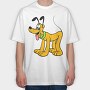 Cartoon Retro Pluto 4, Tricou Oversize Barbati (Unisex)