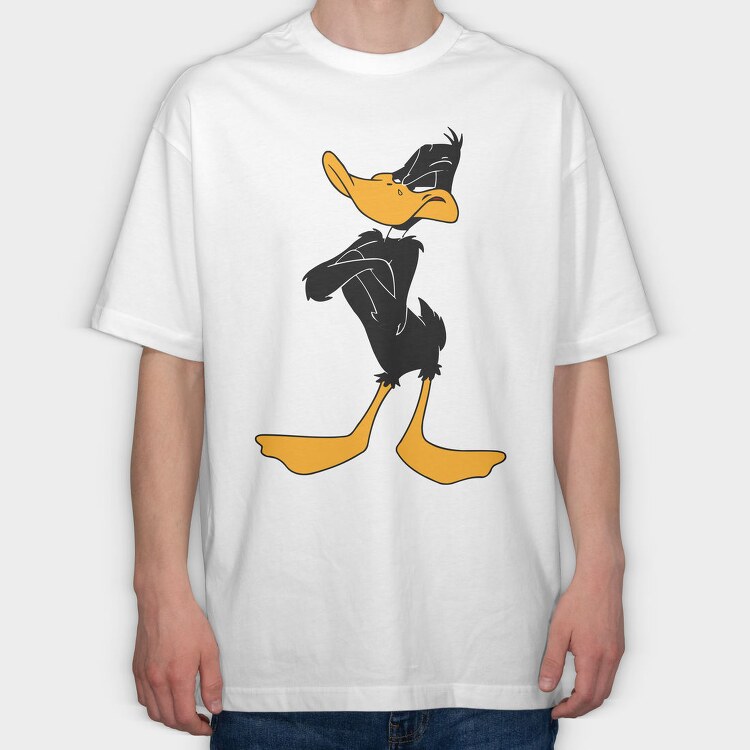 Cartoon Retro Pato Lucas 4, Tricou Oversize Barbati (Unisex)