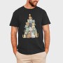 Cat Christmas Tree, Tricou Barbati (Unisex)