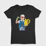 Cartoon Retro Pokemon 4, Tricou Femei