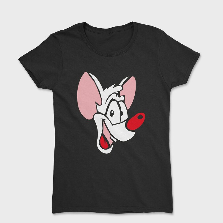 Cartoon Retro Pinky and Cerebro 4, Tricou Femei
