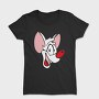 Cartoon Retro Pinky and Cerebro 4, Tricou Femei