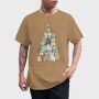 Cat Christmas Tree, Tricou Barbati (Unisex)