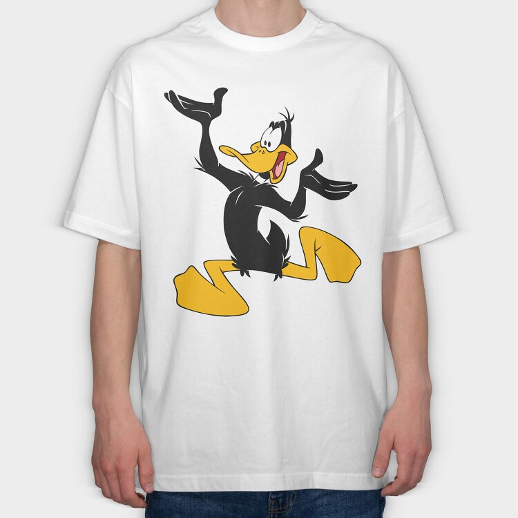 Cartoon Retro Pato Lucas 3, Tricou Oversize Barbati (Unisex)