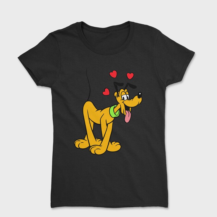 Cartoon Retro Pluto 3, Tricou Femei