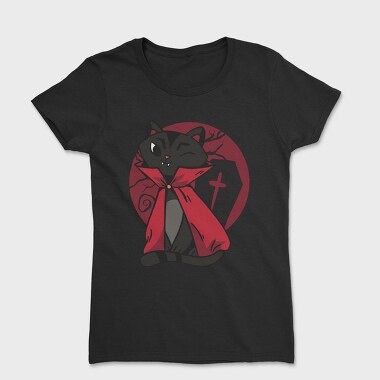 Vampire Cat Spooky, Tricou Femei