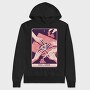 Mystical Tarot Card Hell Game 01, Hanorac Oversize Barbati (Unisex)