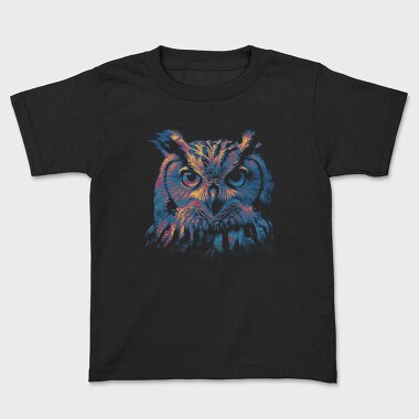 Neon Owl, Tricou Copii
