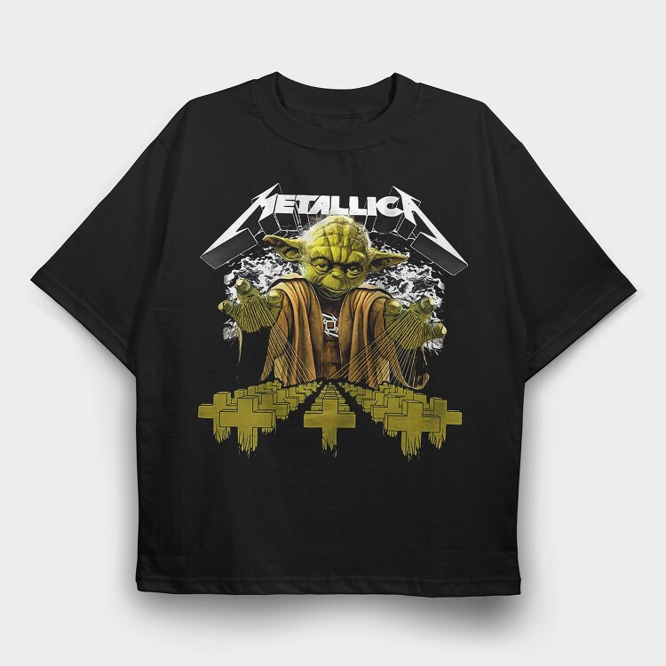 Metallica 3, Tricou Oversize Barbati (Unisex)