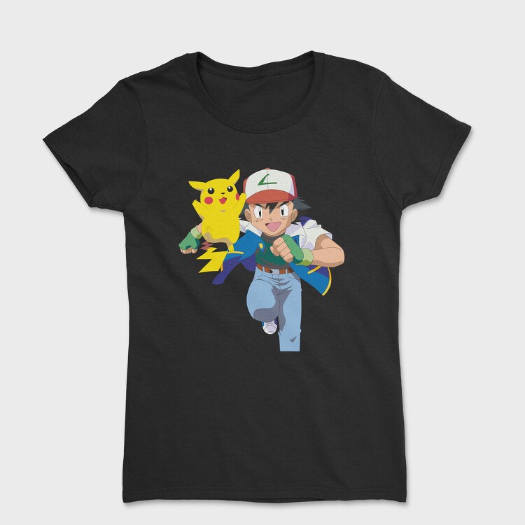 Cartoon Retro Pokemon 2, Tricou Femei