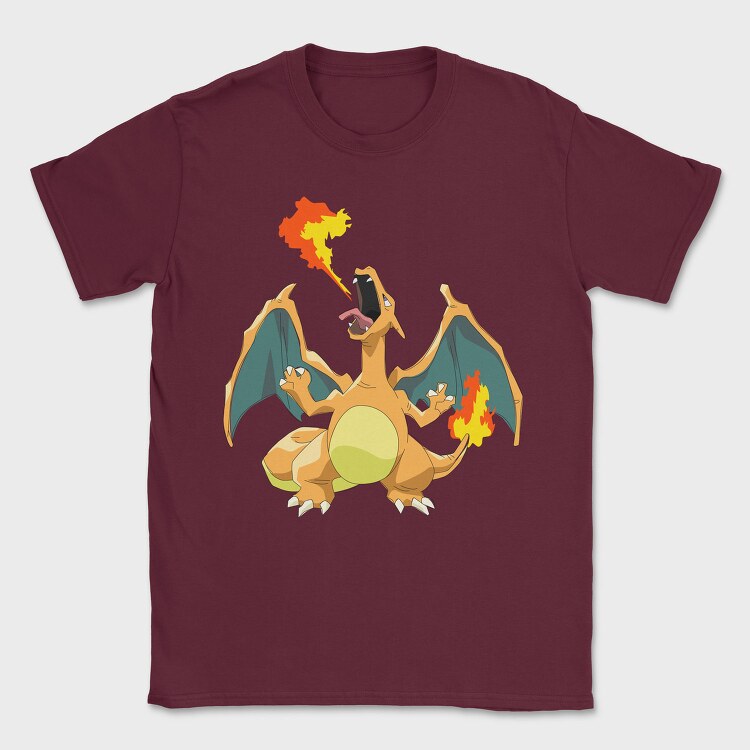 Cartoon Retro Pokemon 6, Tricou Barbati (Unisex)