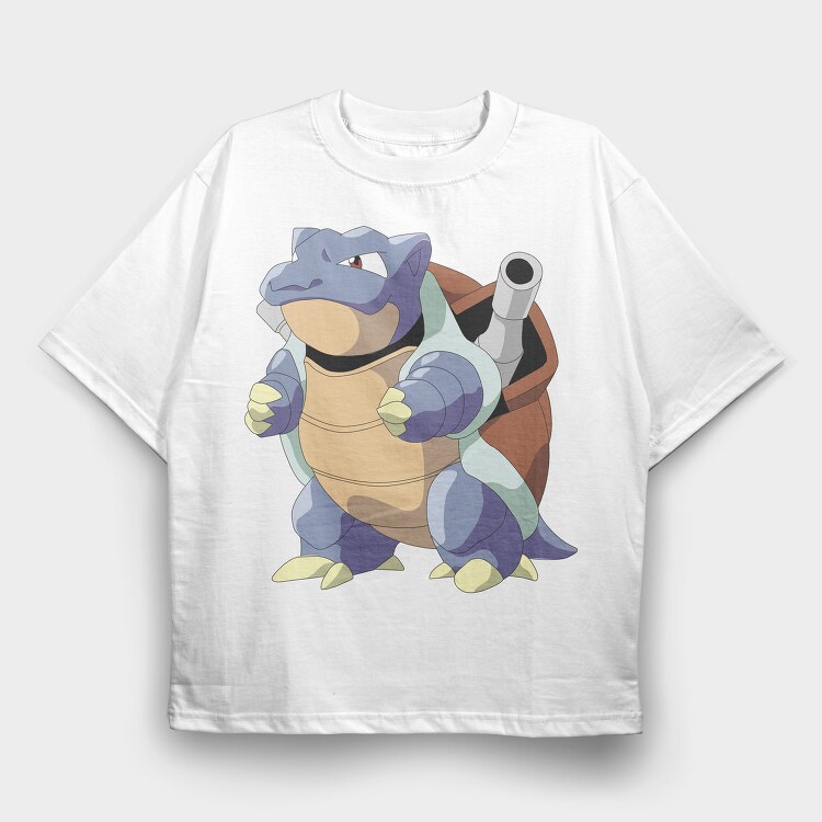 Cartoon Retro Pokemon 5, Tricou Oversize Barbati (Unisex)