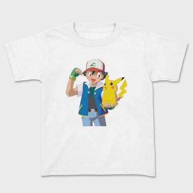 Cartoon Retro Pokemon 4, Tricou Copii