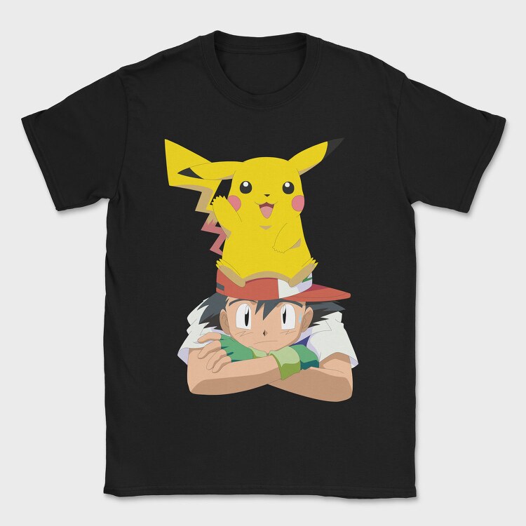 Cartoon Retro Pokemon 1, Tricou Barbati (Unisex)