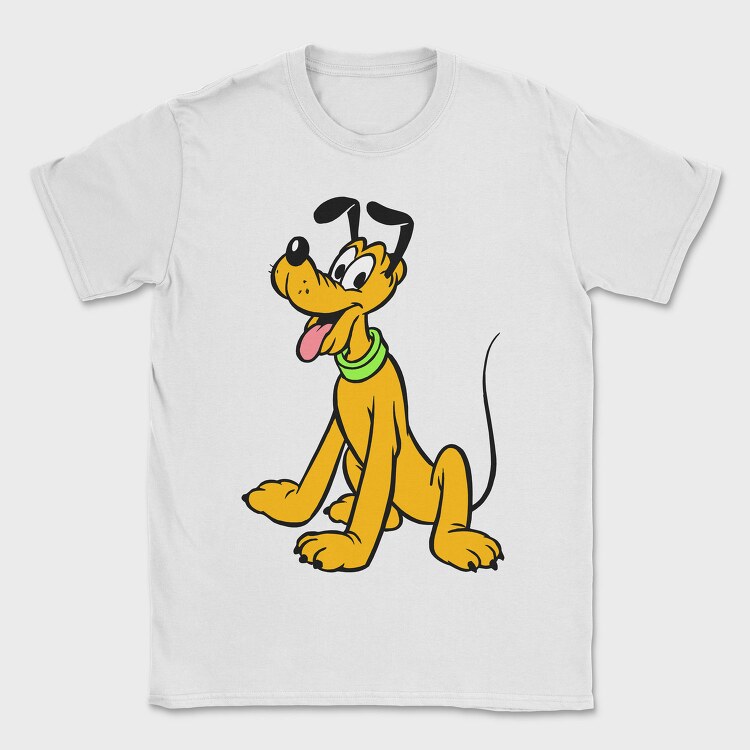 Cartoon Retro Pluto 5, Tricou Barbati (Unisex)