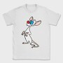Cartoon Retro Pinky and Cerebro 5, Tricou Barbati (Unisex)