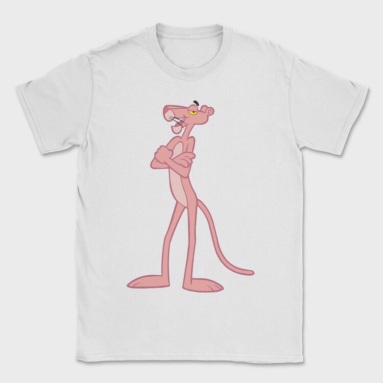 Cartoon Retro Pink Panter 2, Tricou Barbati (Unisex)