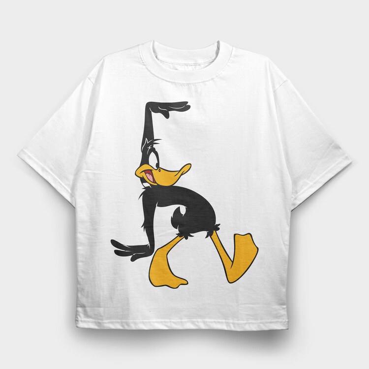 Cartoon Retro Pato Lucas 6, Tricou Oversize Barbati (Unisex)