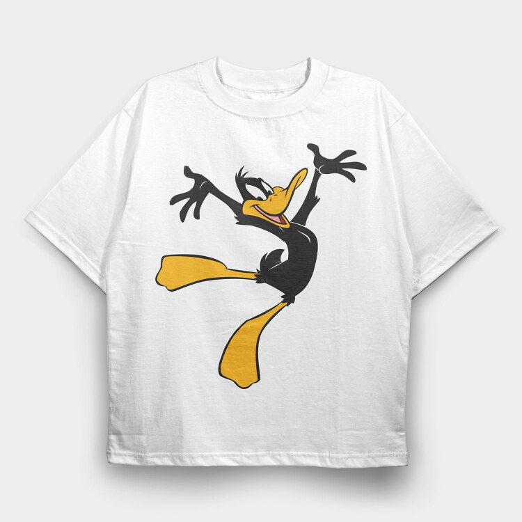 Cartoon Retro Pato Lucas 5, Tricou Oversize Barbati (Unisex)