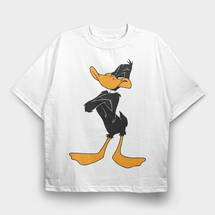 Cartoon Retro Pato Lucas 4, Tricou Oversize Barbati (Unisex)