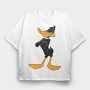 Cartoon Retro Pato Lucas 4, Tricou Oversize Barbati (Unisex)