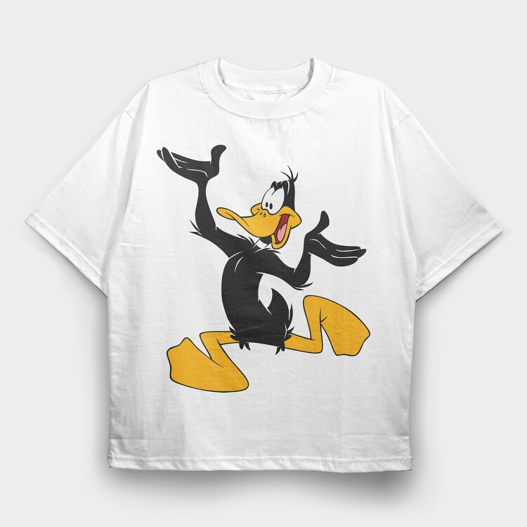 Cartoon Retro Pato Lucas 3, Tricou Oversize Barbati (Unisex)