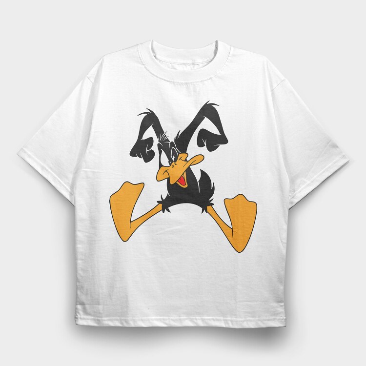 Cartoon Retro Pato Lucas 2, Tricou Oversize Barbati (Unisex)