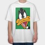 Cartoon Retro Pato Lucas 1, Tricou Oversize Barbati (Unisex)