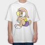 Cartoon Retro Looney Tunes Tiny 1, Tricou Oversize Barbati (Unisex)