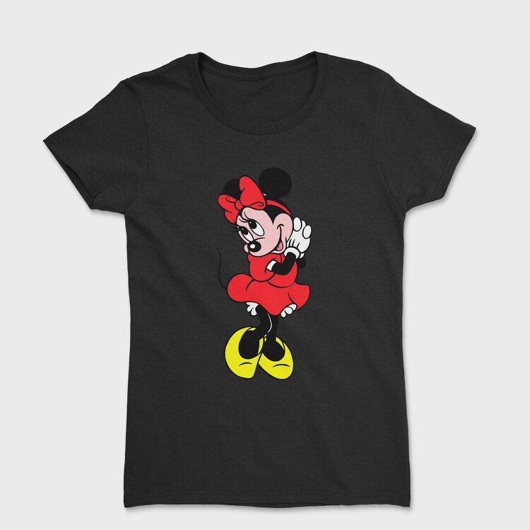 Cartoon Retro Minnie 1, Tricou Femei