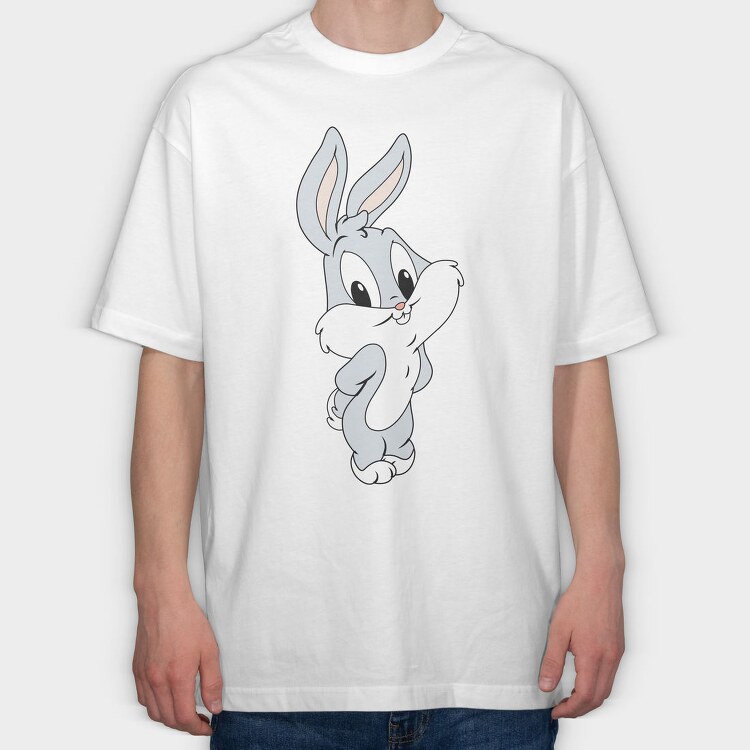 Cartoon Retro Looney Tunes Tiny 6, Tricou Oversize Barbati (Unisex)
