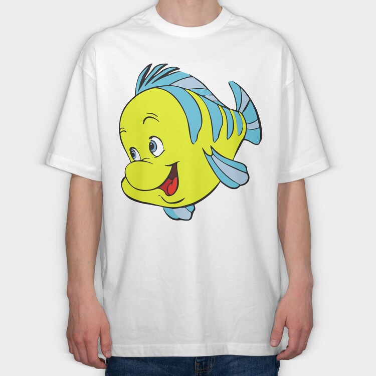 Cartoon Retro La Sirenta 6, Tricou Oversize Barbati (Unisex)