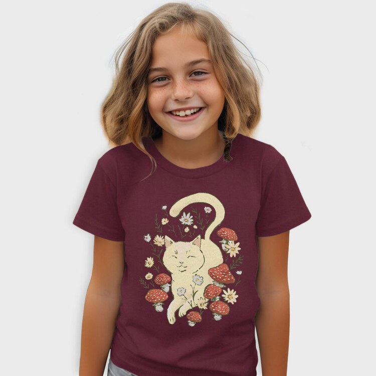 Cat Cottagecore, Tricou Copii