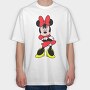 Cartoon Retro Minnie 5, Tricou Oversize Barbati (Unisex)