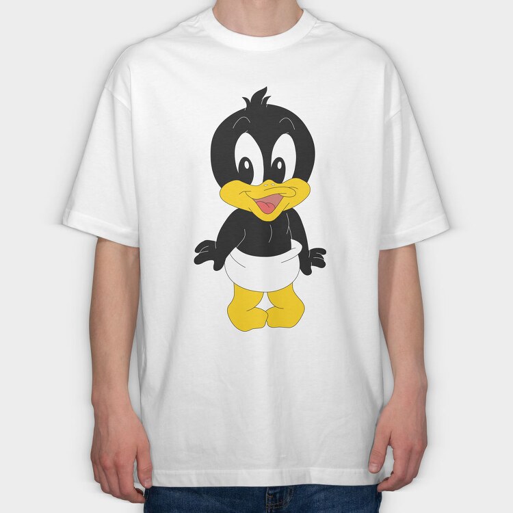 Cartoon Retro Looney Tunes Tiny 5, Tricou Oversize Barbati (Unisex)