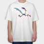 Cartoon Retro Looney Tunes 5, Tricou Oversize Barbati (Unisex)